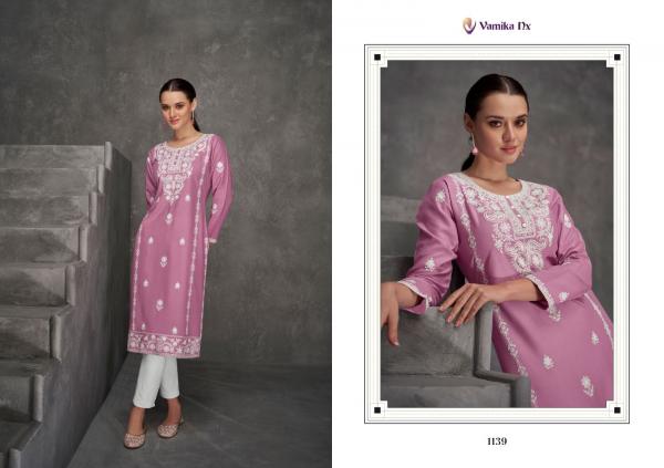 Vamika Nx Rooh Vol 7 Rayon Lakhnawi Kurti With Bottom